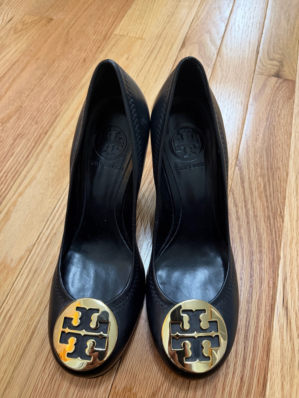 🖤 Tory Burch Black Wedge Heels – Size 6 🖤